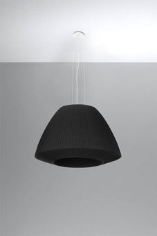 Lustre BELLA 60 noir + 3x ampoule LED E27 3000K Warm 7.5W 620lm