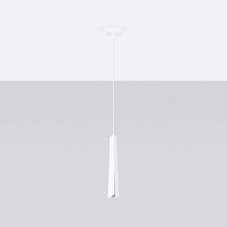 PRYSM 1 lampe suspendue blanche + 1x ampoule LED G9 3000K Warm 4,5W 450lm
