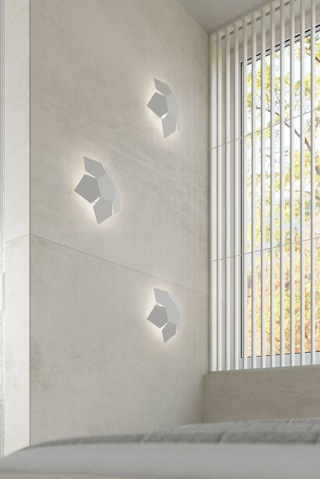 Applique PENTA blanche + 2x ampoule LED G9 3000K Warm 4.5W 510lm