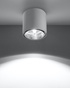 Plafond TIUBE blanc + 1x ampoule LED GU10 AR111 3000K Warm 12W 800lm