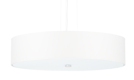 Lustre SKALA 50 blanc + 5x ampoule LED E27 3000K Warm 7.5W 620lm