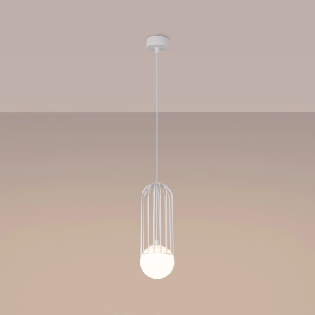 Lampe suspendue BRINA 1 blanc