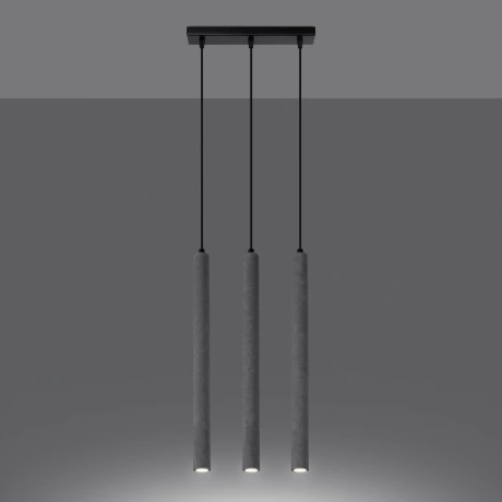Lampe suspendue PASTELO 3L béton