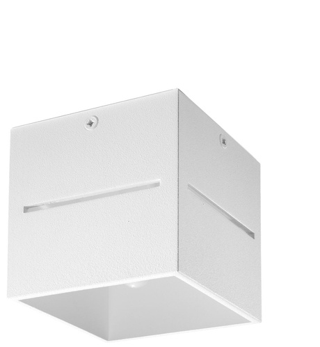 Plafond LOBO blanc + 1x ampoule LED G9 3000K Warm 4.5W 510lm