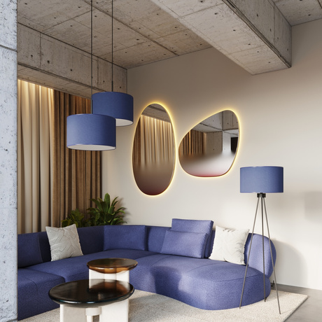 Lampe suspendue NEVIA navy