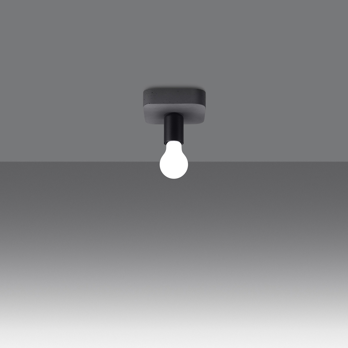 Plafond TAVO 1 + 1x ampoule LED E27 3000K Warm 7.5W 620lm