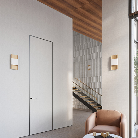 Applique DURLIN or/blanc + 2x ampoule LED G9 4000K Cold 4.5W 460lm