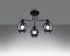 Lustre FILLAN 3 noir + 3x ampoule LED E27 4000K Froid 7,5W 690lm