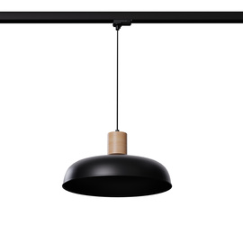 Lampe suspendue INDY noir E27