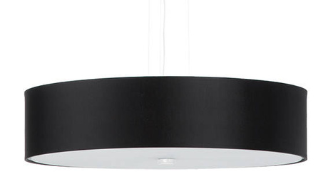 Lustre SKALA 50 noir + 5x ampoule LED E27 3000K Warm 7.5W 620lm