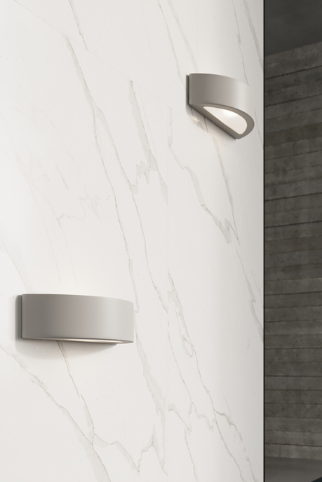 Applique en céramique ATENA gris + 1x ampoule LED E27 3000K Warm 7.5W 620lm