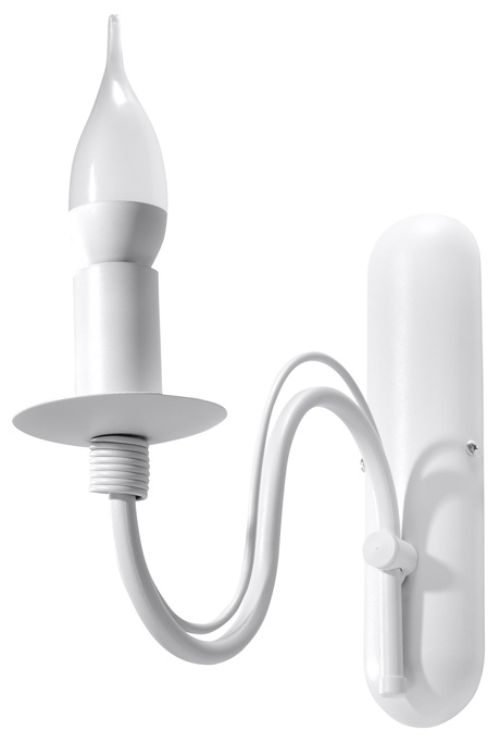 Applique MINERWA blanc + 1x ampoule LED E14 3000K Warm 7.5W 620lm