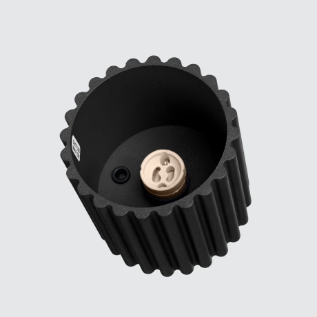 Plafonnier AURA 1 noir GU10