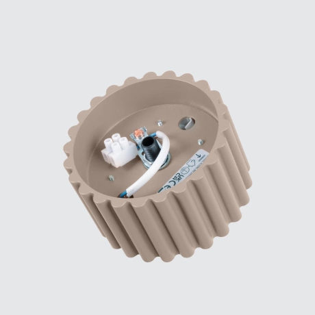 Plafonnier AURA 1 taupe Gx53