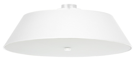 Plafond VEGA 70 blanc + 5x ampoule LED E27 4000K Froid 7.5W 650lm