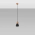 Lampe suspendue QUBIC noir
