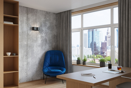 Applique QUAD 2 noire + 2x ampoule LED G9 3000K Warm 4.5W 510lm