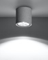 Plafond CULLO 140 béton + 1x ampoule LED GU10 AR111 4000K COLD 12W 850lm [WOJ+14147].