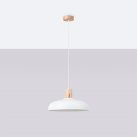 Lampe suspendue INDY blanc