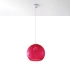 Lampe pendante BALL rouge