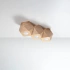 Plafonnier WOODY 3 en bois naturel