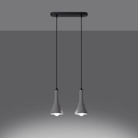 Lampe suspendue REA 2 béton