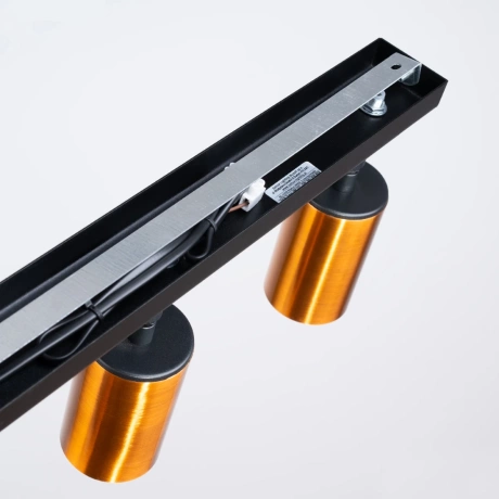 Plafonnier WINX 3 noir/cooper