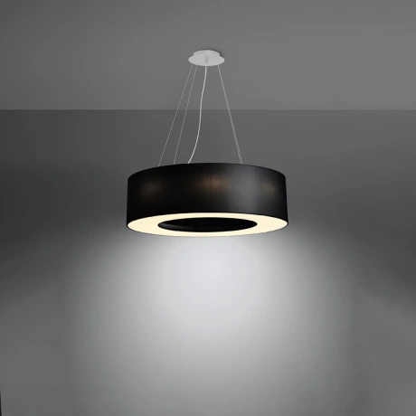 Lustre SATURNO 70 noir