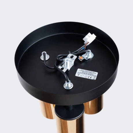 Plafonnier WINX 3P noir/doré