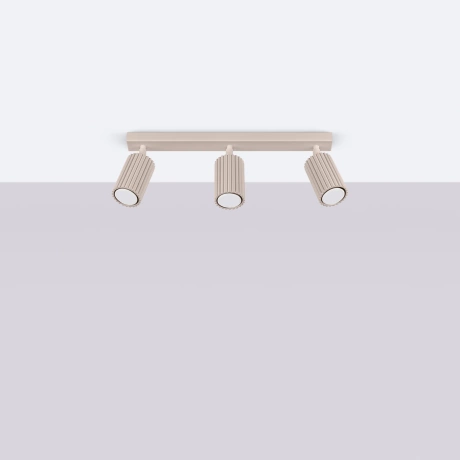 Plafonnier KARBON 3L taupe