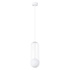 BRINA 1 lampe suspendue blanche + 1x ampoule LED G9 3000K Warm 4.5W 450lm