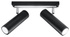 Plafond DIREZIONE 2 noir + 2x ampoule LED GU-10 3000K Warm 7W 620lm