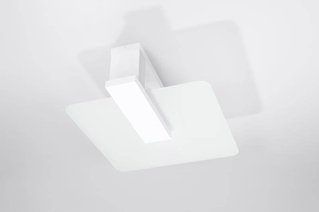 Plafond LAPPO blanc + 2x ampoule LED E27 3000K Warm 7.5W 620lm