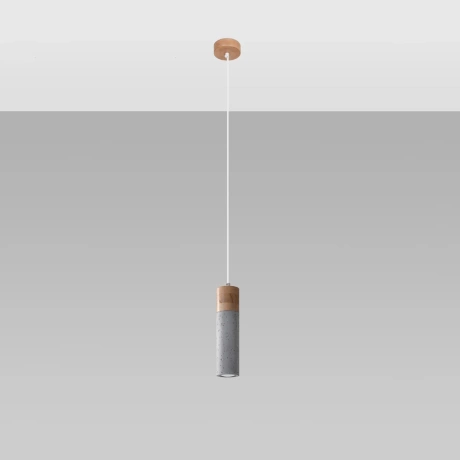 Lampe suspendue ZANE 1 gris