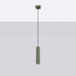 Lampe suspendue KARBON 1 vert olive