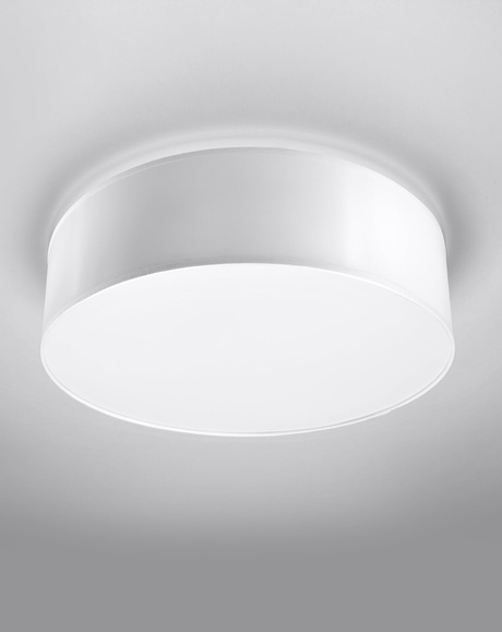 Plafond ARENA 35 BLANC + 2x ampoule LED E27 4000K Froid 7.5W 650lm