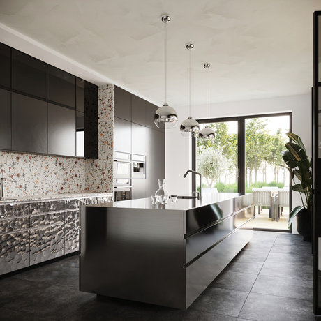 COSMO 25 lampe suspendue chromée + 1x ampoule LED E27 4000K Cold 7,5W 650lm