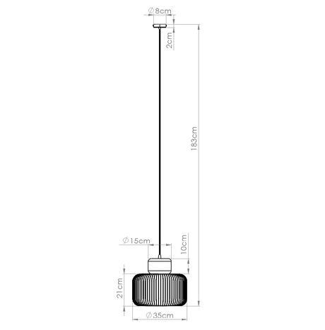 Lampe suspendue GABBIA 35