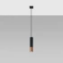 Lampe suspendue LOOPEZ 1 noir/cuivre