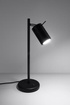 Lampe de bureau RING noir + 1x ampoule LED GU-10 4000K froide 7W 630lm