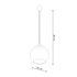 COSMO 25 lampe suspendue chromée + 1x ampoule LED E27 4000K Cold 7,5W 650lm