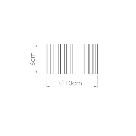 Plafonnier AURA 1 moka Gx53