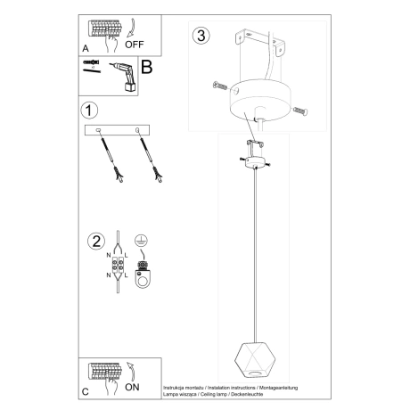 Lampe pendante WOODY bois naturel