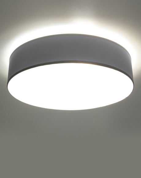 Plafond ARENA 45 GREY + 3x ampoule LED E27 4000K Cold 7.5W 650lm