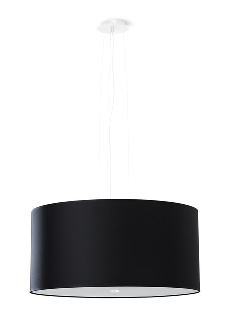Lustre OTTO 50 noir + 5x ampoule LED E27 4000K froide 7.5W 650lm