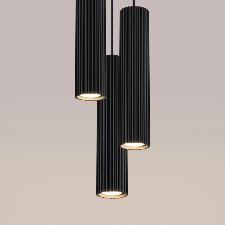 Lampe suspendue KARBON 3P noir