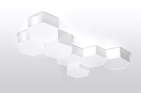 Plafond SUNDE 15 blanc + 2x ampoule LED E27 3000K Warm 7.5W 620lm