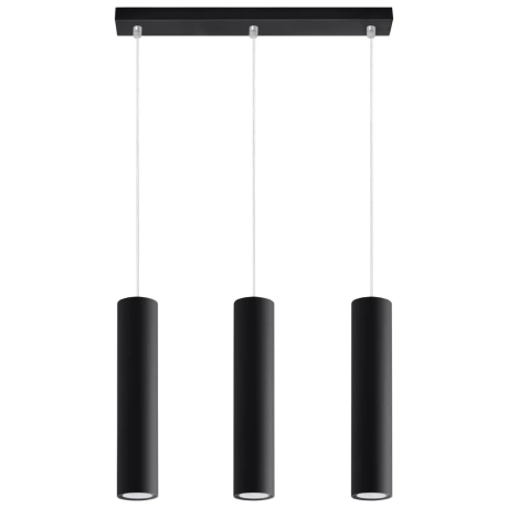 Lampe suspendue LAGOS 3L noir