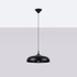 GINA lampe suspendue noire +1x ampoule LED E27 3000K Warm 7.5W 620lm