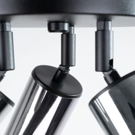 Plafonnier WINX 3P noir/chrome